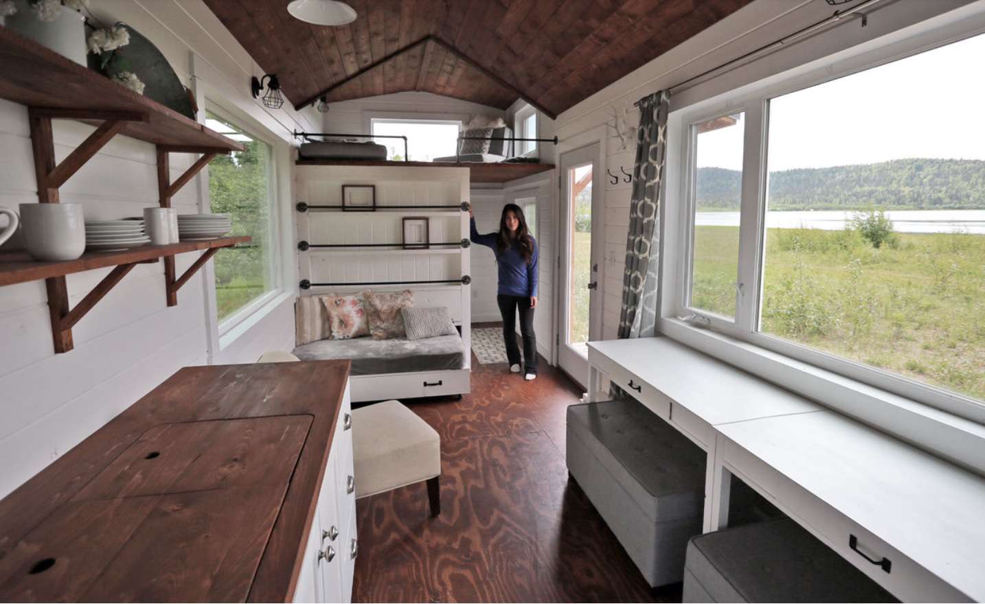 Alaskan Mom Builds Stunning Tiny Dwelling and Is Offering the Plans for Free